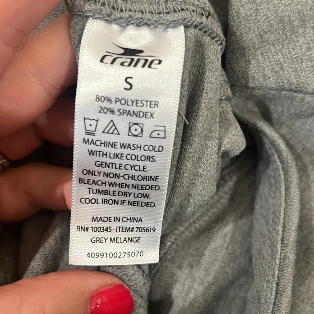 Crane size S Gray jogger pants with pockets - Picture 4 of 6